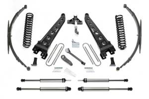 FTSK2128DL | Fabtech 8 Inch Radius Arm System With Coils and Rear Leag Springs and DLSS Shocks (2008-2016 F250, F350 Super Duty 4WD)