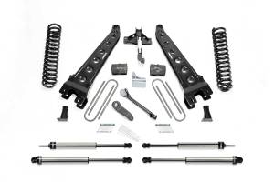 FTSK2131DL | Fabtech 6 Inch Radius Arm System With Coils and DLSS Shocks (2008-2016 F350, F450 Super Duty 4WD 8 Lug)