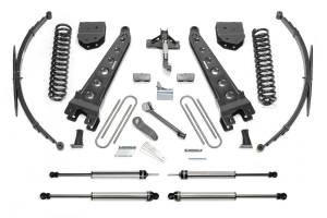 FTSK2147DL | Fabtech 10 Inch Radius Arm System With Coils and DLSS Shocks (2011-2016 F250 Super Duty 4WD)