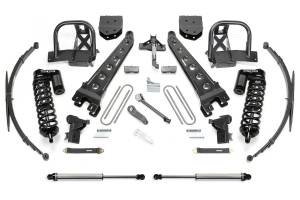 FTSK2151DL | Fabtech 10 Inch Radius Arm System With DLSS 4.0 Coilovers and Rear Shocks DLSS (2011-2016 F250 Super Duty 4WD)