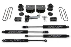 FTSK2181M | Fabtech 4 Inch Budget System With Stealth Shocks (2005-2007 F250, F350 Super Duty 4WD)