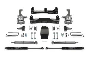 FTSK2183M | Fabtech 4 Inch Basic System With Rear Stealth Shocks (2009-2013 F150 Pickup 4WD)