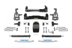 FTSK2193 | Fabtech 4 Inch Basic System With Rear Performance Shocks (2015-2020 F150 Pickup 4WD)