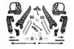 FTSK2206DL | Fabtech 4 Inch Radius Arm System With DLSS Coilovers and Rear Shocks (2011-2016 F350 Super Duty 4WD )