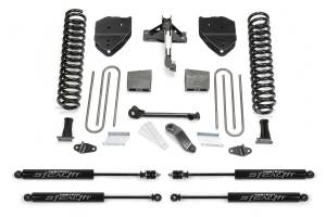 Fabtech Motorsports - FTSK2214M | Fabtech 4 Inch Basic System With Stealth Shocks (2017-2022 F250, F350 Super Duty 4WD Diesel) - Image 1