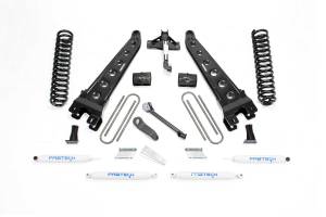 FTSK2215 | Fabtech 4 Inch Radius Arm System With Coils and Performance Shocks (2017-2022 F250, F350 Super Duty 4WD Diesel)