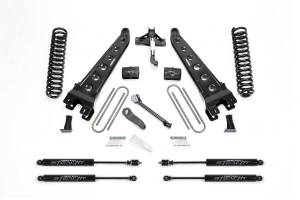 Fabtech Motorsports - FTSK2215M | Fabtech 4 Inch Radius Arm System With Coils and Stealth Shocks (2017-2022 F250, F350 Super Duty 4WD Diesel) - Image 1