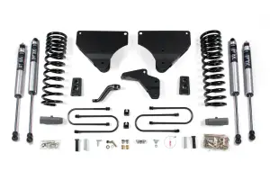 BDS1612FS | BDS Suspension 4 Inch Lift With 4 Link For Dodge Ram 3500 4WD (2013-2018) | Gas | Rear Lift 3 Inch Block Kit, Fox 2.0 Performance Series Shocks