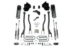 BDS1613H | BDS Suspension 4 Inch Lift Kit With 4 Link For Dodge Ram 3500 4WD (2013-2018) | Gas | Rear Lift 3 inch Block Kit, NX2 Nitro Series Shocks