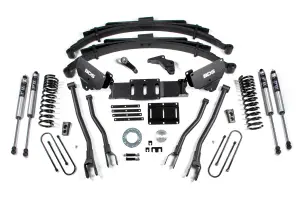 BDS1618FS | BDS Suspension 6 Inch Lift Kit With 4 Link For Dodge Ram 3500 4WD (2013-2018) | Diesel | Rear Lift Leaf Spring, Fox 2.0 Performance Series Shocks, 6 Bolt Indexing Ring