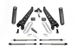 FTSK2218DL | Fabtech 6 Inch Radius Arm System With Coils and DLSS Shocks (2017-2022 F250, F350 Super Duty 4WD Diesel)