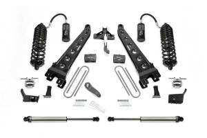 FTSK2227DL | Fabtech 4 Inch Radius Arm System With 4.0 and 2.25 (2017-2022 F250, F350 Super Duty 4WD)