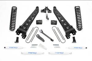 Fabtech Motorsports - FTSK2253 | Fabtech 4 Inch Radius Arm System With Coils and Performance Shocks (2017-2021 F250, F350 Super Duty 4WD Gas) - Image 1