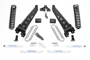 Fabtech Motorsports - FTSK2256 | Fabtech 6 Inch Radius Arm System With Coils and Performance Shocks (2017-2021 F250, F350 Super Duty 4WD Gas) - Image 1