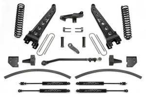 Fabtech Motorsports - FTSK2265M | Fabtech 8 Inch Radius Arm System With Coils and Stealth Shocks (2017-2022 F250, F350 Super Duty 4WD Diesel) - Image 1