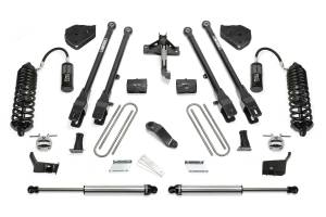 FTSK2285DL | Fabtech 6 Inch 4 Link System With 4.0 and 2.25 DL (2017 F450, F550 Super Duty 4WD Diesel)