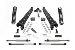 FTSK2293DL | Fabtech 6 Inch Radius Arm System With Coils and 2.25 DL Resi Front and DL Rear Shocks (2017-2022 F250, F350 Super Duty 4WD Diesel)