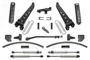 FTSK2297DL | Fabtech 8 Inch Radius Arm System With Coils and DLSS Resi Shocks (2017-2022 F250, F350 Super Duty 4WD Diesel)