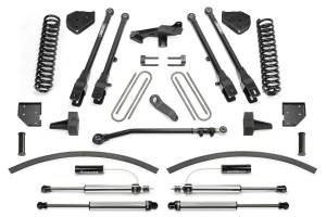 FTSK2298DL | Fabtech 8 Inch 4 Link System With Coils and DL Resi Shocks (2017-2022 F250, F350 Super Duty 4WD Diesel)