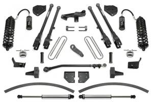 FTSK2302DL | Fabtech 8 Inch 4 Link System With 4.0 and 2.25 (2017-2022 F250, F350 Super Duty 4WD Diesel)