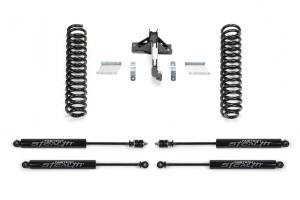 Fabtech Motorsports - FTSK2339M | Fabtech 2.5 Inch Budget Coil Kit With Stealth Shocks (2017-2024 F250, F350 Super Duty 4WD Diesel) - Image 1