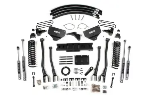 BDS1625H | BDS Suspension 8 Inch Lift Kit With 4 Link For Dodge Ram 3500 4WD (2013-2018) | Diesel | Rear Lift 5 Inch Block Kit & Add A Leaf, NX2 Nitro Series Shocks, 6 Bolt Indexing Ring