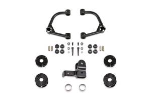 FTSK2383 | Fabtech 3 Inch UCA Kit With UniballS and Shock Spacers (2021-2024 Ford Bronco 4 Door 4WD with Factory Bilstein)