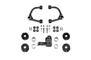 FTSK2384 | Fabtech 4 Inch UCA Kit With UniballS and Shock Spacers (2021-2024 Ford Bronco 4 Door 4WD with Factory Non-Bilstein)