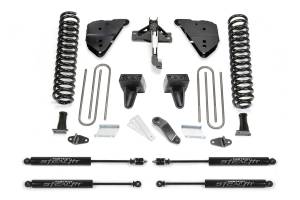 FTSK2405M | Fabtech 4 Inch Basic System With Stealth Shocks (2023-2024 F250, F350 Super Duty 4WD Diesel)