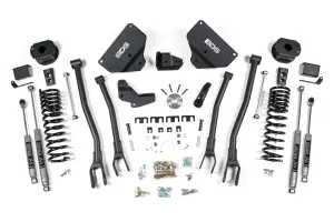 BDS1632H | BDS Suspension 4 Inch Lift Kit With 4 link For Dodge Ram 2500 4WD With Rear Air Ride (2014-2018) | Diesel | NX2 Nitro Series Shocks