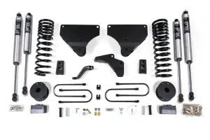 BDS1643FS | BDS Suspension 4 Inch Lift Kit For Dodge Ram 3500 4WD With Rear Air-Ride (2013-2018) | Fox 2.0 Performance Series