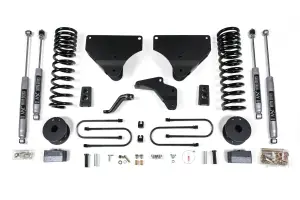 BDS1643H | BDS Suspension 4 Inch Lift Kit For Dodge Ram 3500 4WD With Rear Air-Ride (2013-2018) | NX2 Nitro Series