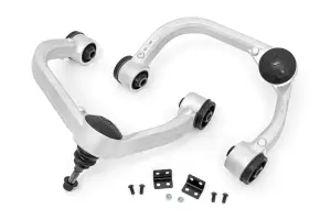 Rough Country - 41400 | Rough Country 3 Inch Lift Forged Upper Control Arms For Ford F-150 4WD (2021-2024) | Aluminum - Image 1