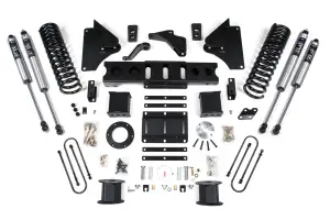 BDS1647FS | BDS Suspension 6 Inch Lift Kit For Dodge Ram 3500 4WD With Rear Air-Ride (2013-2018) | Diesel | Fox 2.0 Performance Series, 6 Bolt Indexing Ring