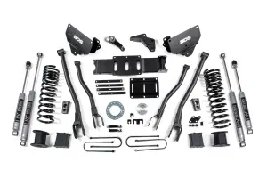 BDS1648H | BDS Suspension 6 Inch Lift Kit With 4 Link For Dodge Ram 3500 4WD With Rear Air Ride (2013-2018) | Diesel | NX2 Nitro Series, 6 Bolt Indexing Ring