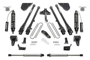 FTSK2419DL | Fabtech 6 Inch 4 Link System With 2.5 and 2.25 (2023-2024 F250, F350 Super Duty 4WD Diesel)