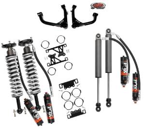 CSK-G52L-2F | CST Suspension Stage 2 Fox Elite Leveling Kit (2019-2024 Silverado 1500 Trail Boss, Sierra 1500 AT4 4WD)