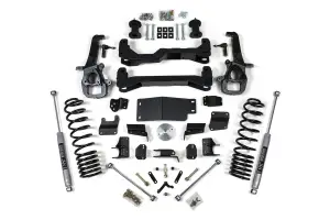 BDS1663FS | BDS Suspension 4 Inch Lift Kit For Dodge Ram 1500 4WD (2019-2024) | OE Knuckle Standard Type, Rear Fox 2.0 Performance Series Shocks