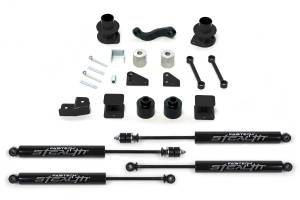 FTSK4037M | Fabtech 3 Inch Basic System With Stealth Shocks (2007-2018 Wrangler JK 4WD)