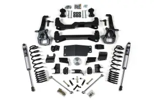 BDS1664FS | BDS Suspension 4 Inch Lift Kit For Dodge Ram 1500 4WD (2019-2024) | OE Knuckle Large Bore, Rear Fox 2.0 Performance Series Shocks