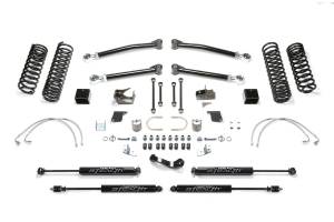 FTSK4068M | Fabtech 5 Inch Trail LT With Stealth Shocks (2007-2018 Wrangler JK 4WD 2 Door)