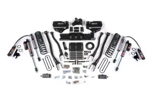 BDS1667FPE | BDS Suspension 4 Inch Lift Kit With 4 Link For Dodge Ram 3500 4WD (2019-2024) | Diesel | 6 Bolt Indexing Ring, Fox 2.5 Performance Elite Shocks