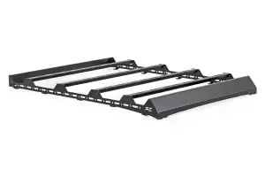 93172 | Rough Country Roof Rack With Light Bar For Polaris Xpedition ADV 5 (2024-2024) | Black Series Light Bar