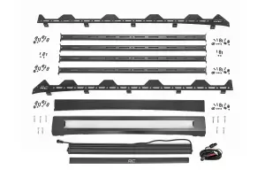 Rough Country - 93172 | Rough Country Roof Rack With Light Bar For Polaris Xpedition ADV 5 (2024-2024) | Black Series Light Bar - Image 3