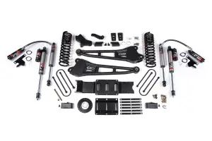 BDS1682FPE | BDS Suspension 6 Inch Lift Kit With Radius Arm For Ram 3500 4WD (2019-2024) | Diesel | Rear Lift Without Factory Rear Overload Leaf, Fox 2.5 Performance Elite Shocks, 6 Bolt Indexing Ring