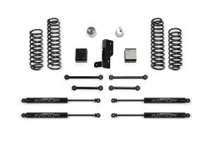 FTSK4107M | Fabtech 3 Inch Sport System With Stealth Shocks (2018-2023 Wrangler JL 4WD 4 Door)