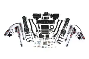 BDS1688FPE | BDS Suspension 6 Inch Lift Kit With 4-Link For Dodge Ram 2500 4WD (2019-2024) | Diesel | Fox 2.5 Performance Elite Shocks