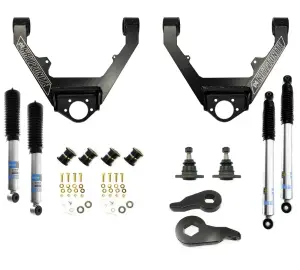 KR99STAGE3 | Kryptonite Stage 3 Leveling Kit w/ Bilstein Shocks (1999-2006 Silverado, Sierra 1500 PU/SUV)