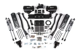 BDS1690FS | BDS Suspension 6 Inch Lift Kit With 4 Link For Ram 3500 4WD (2019-2024) | Diesel | Rear Lift Without Factory Overload Leaf, Fox 2.0 Performance Series Shocks, 6 Bolt Indexing Ring