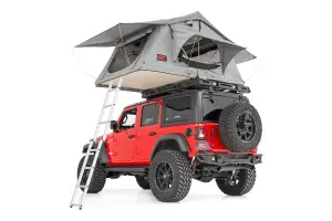 99050 | Rough Country Rack Mount Roof Top Tent With 12 Volt Accessory Pack & LED Light Strip